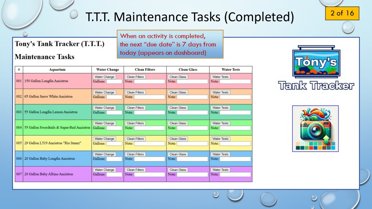 Tony's Tank Tracker Documentation - page 08